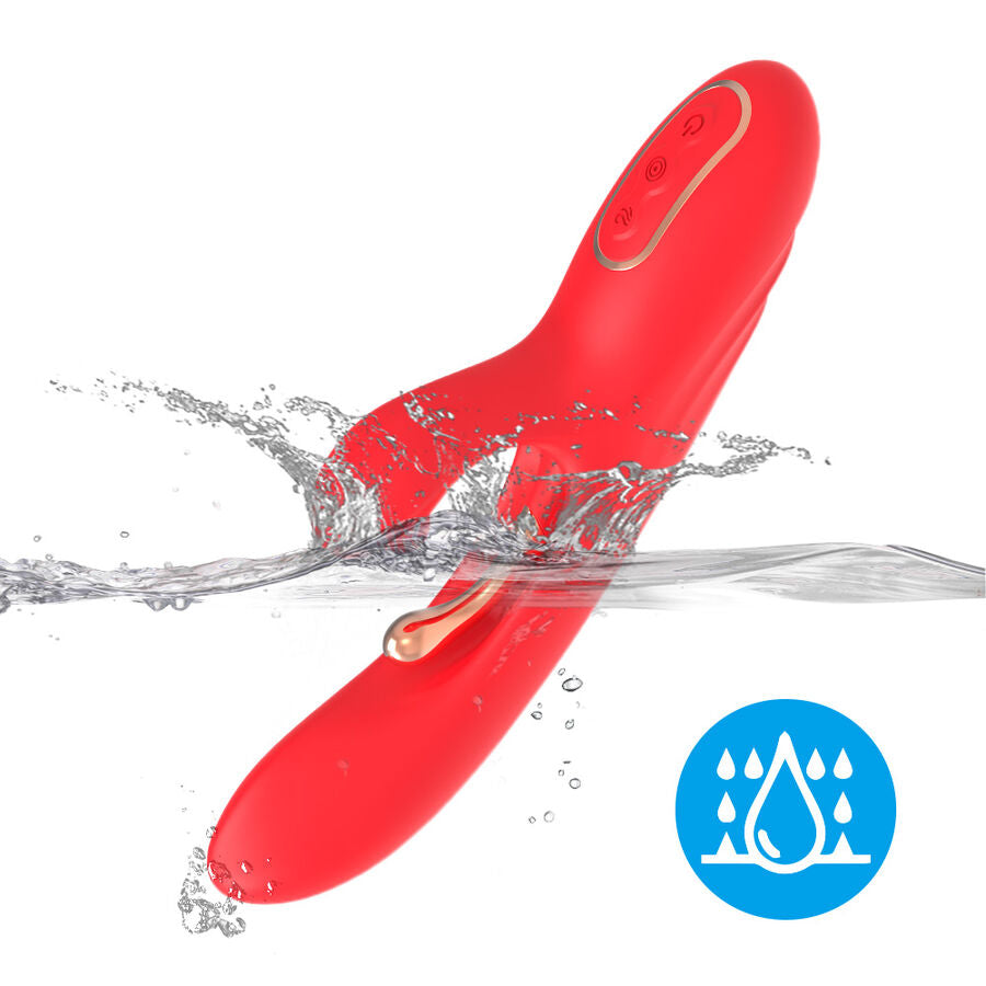 Vibrateur Stimulateur Point G Armony Langue Oscillante Rouge