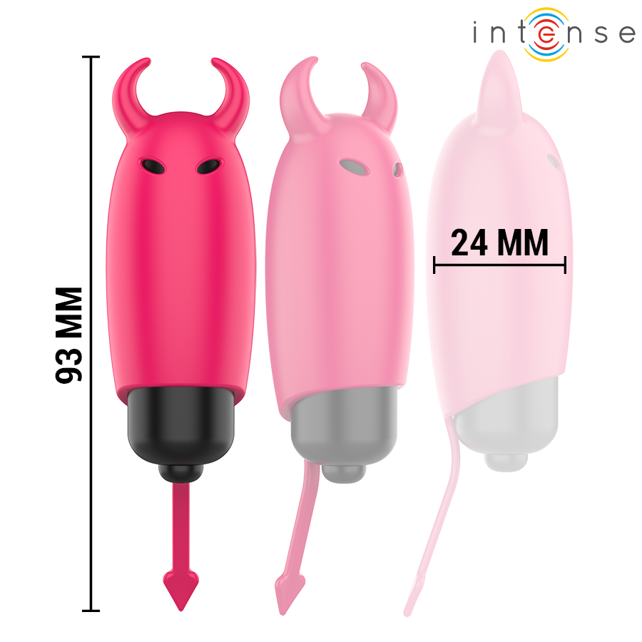 Balle Vibrante Red Demon Écarlate 9,3cm - Intense
