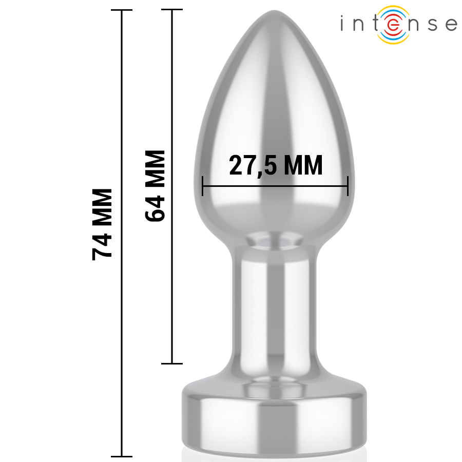 Plug Anal Vibrant Intense Métal 10 Vibrations S - Intense
