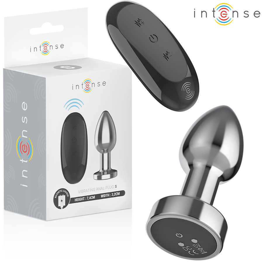 Plug Anal Vibrant Intense Métal 10 Vibrations S - Intense