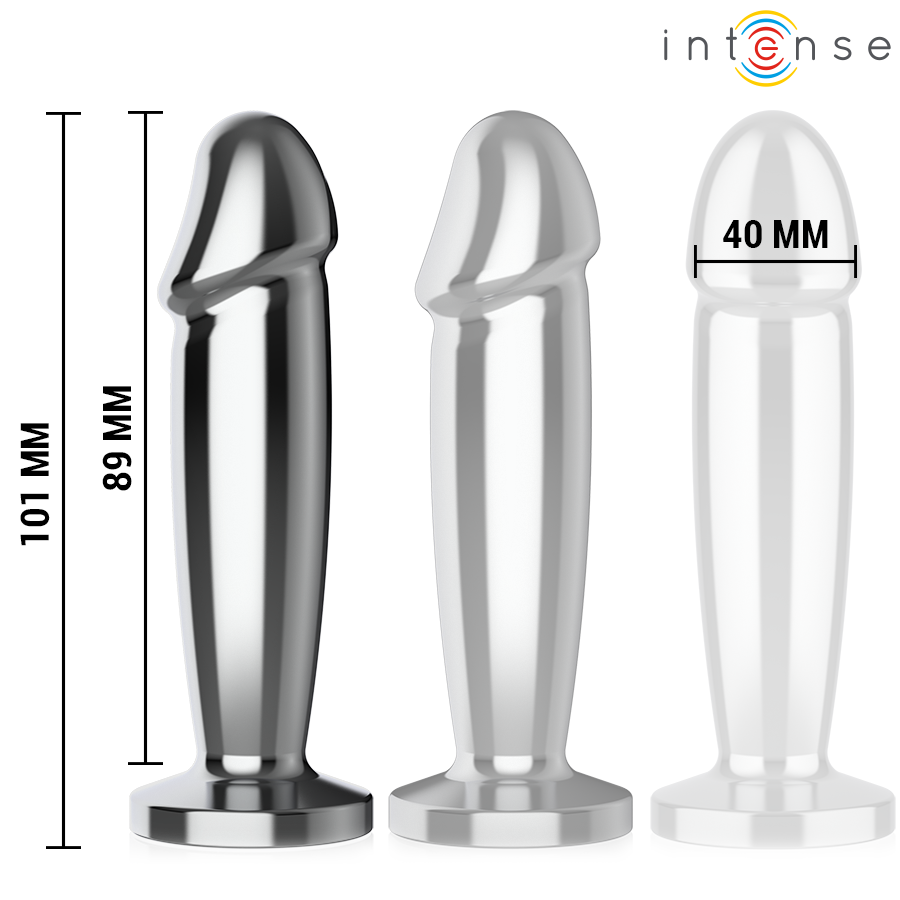 Plug Anal Vibrant Intense Métallique 10 Modes - Taille M