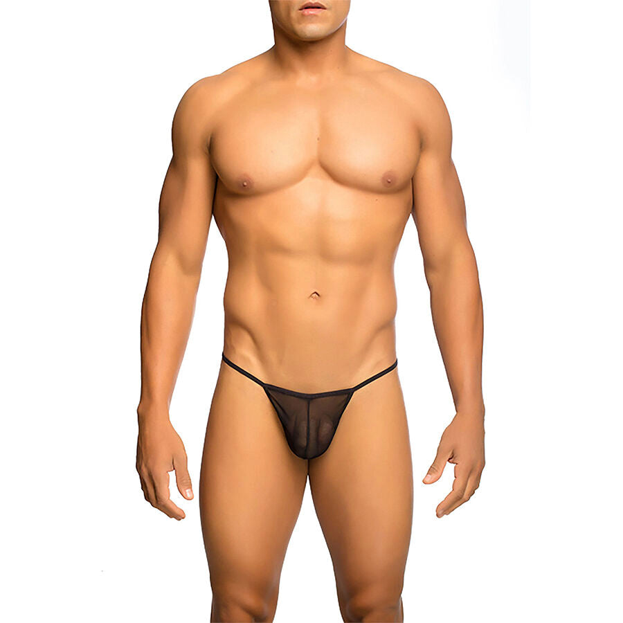 String transparent en T MOB noir L/XL - MaleBasics - MOB