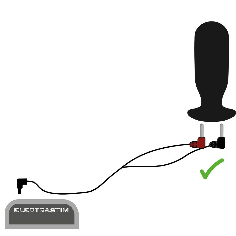 Câble Stimulation 90° ElectraStim Coudé 1,2m - ElectraStim