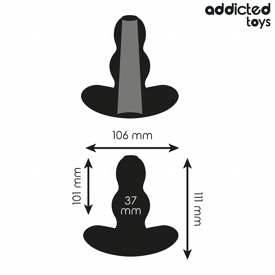 Plug Anal Creux Taille L 11,1 cm - Addicted Toys