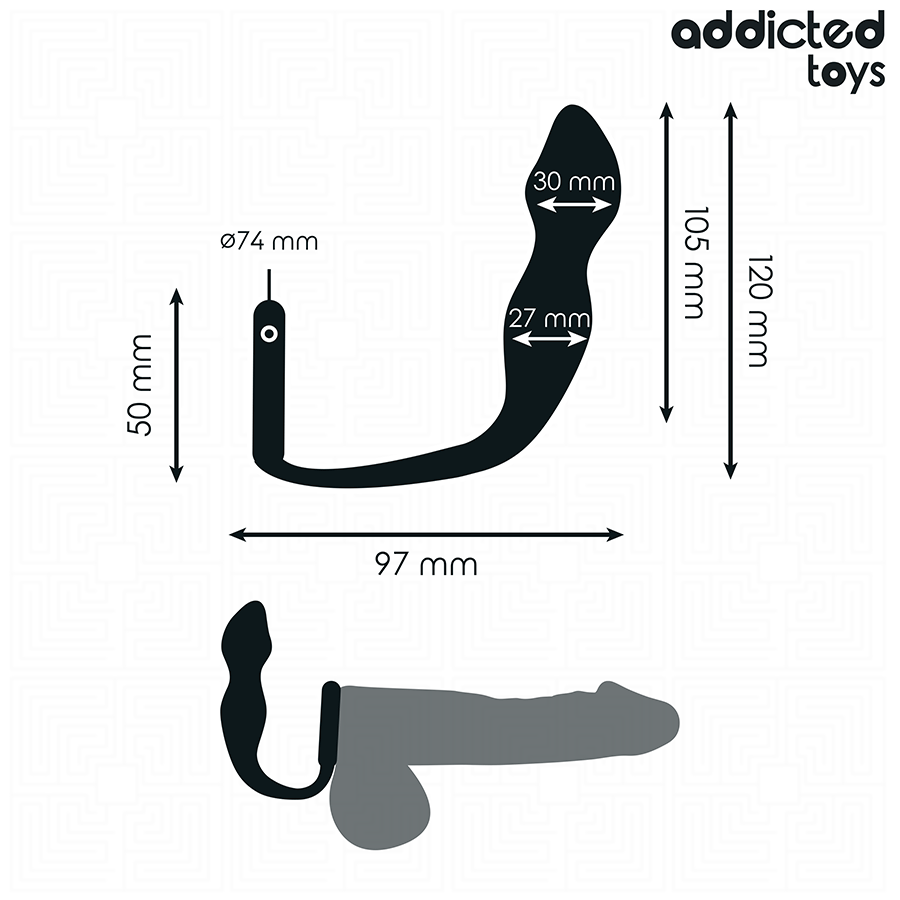Plug Anal avec Anneau Modèle 2 - Addicted Toys