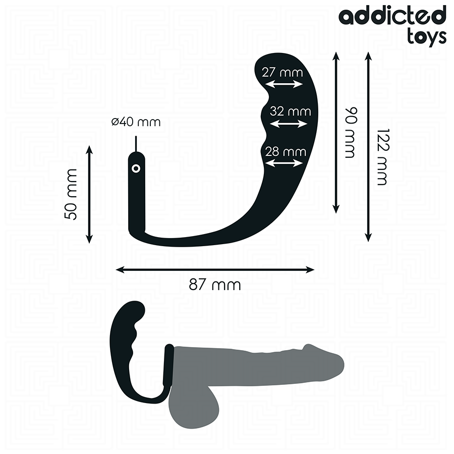 Plug Anal avec Anneau Modèle 4 - Addicted Toys