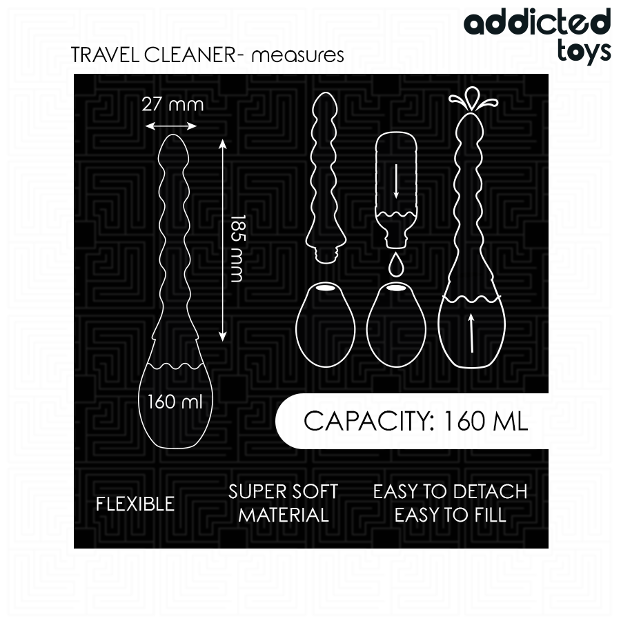 Nettoyeur Intime Travel Cleaner Modèle 2 - Addicted Toys