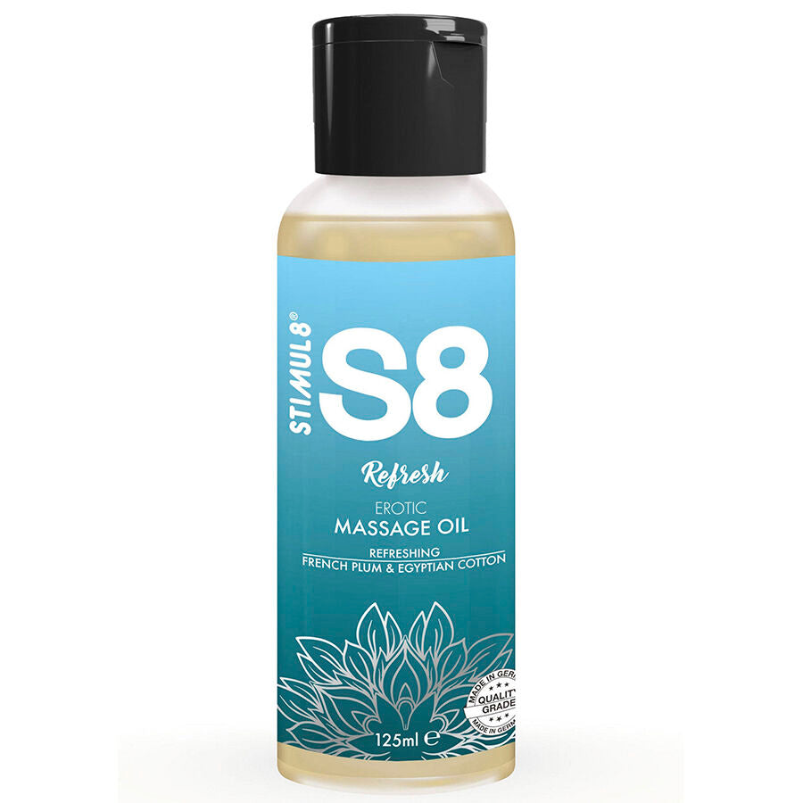 Huile Massage S8 Refresh Coton Egyptien 125ml - Stimul8