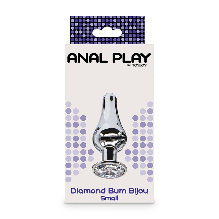 Plug Anal Diamond Bum Bijou Argenté Petit - ToyJoy