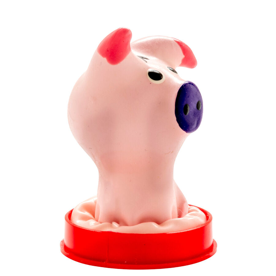 Préservatif Fantaisie Tête de Cochon Peint à la Main - Condomerie - CONDOMERIE