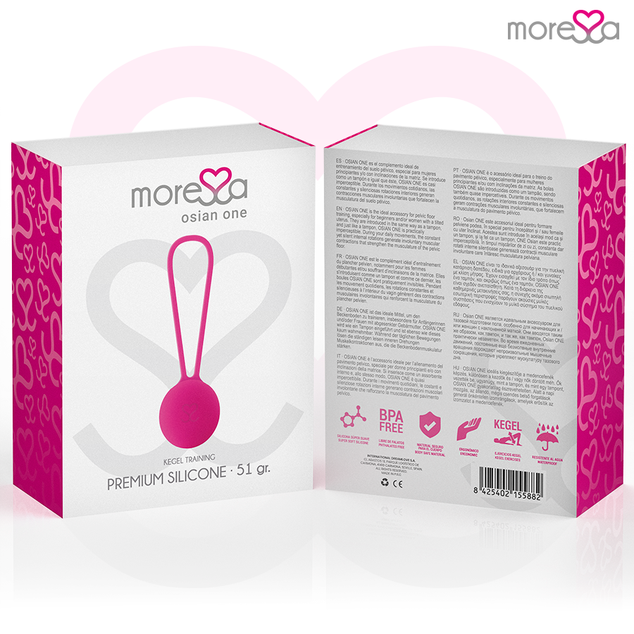 Moressa – Boules de Geisha 51 g Renforcement Plancher pelvien - Rose