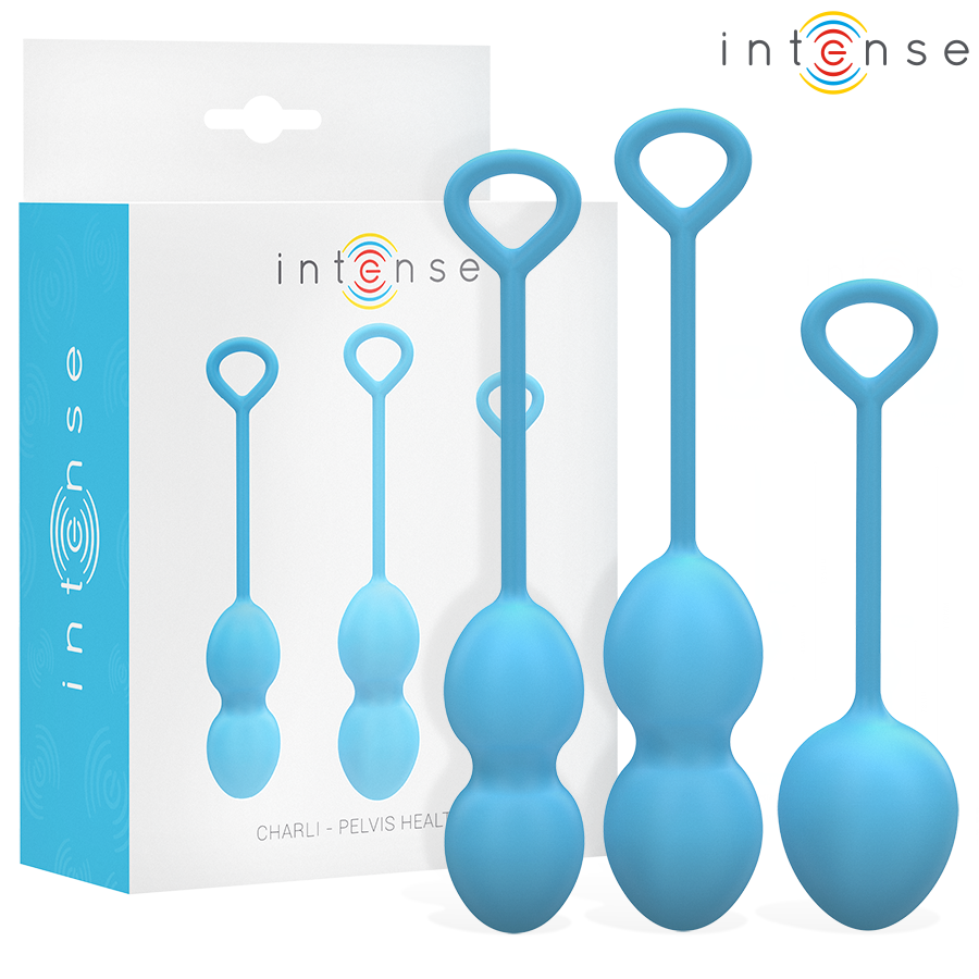 Kit Boules de Geisha Kegel 3 Poids Progressifs Charli Bleu