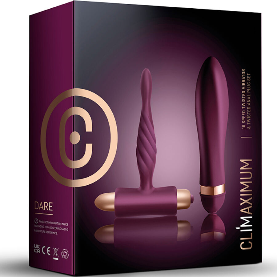 Kit Débutant Dare Vibrateur + Plug Anal - Climaximum