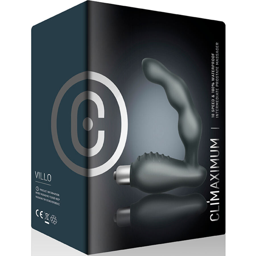 CLIMAXIMUM – Masseur Prostatique Villo Multi-Niveaux – Gris