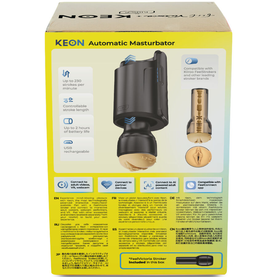 Masturbateur Automatique Feel Victoria Keon WiFi Combo - Kiiroo