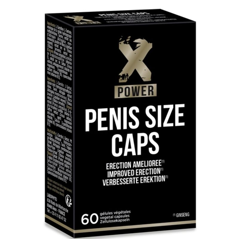 Complément alimentaire XPower Penis Size Caps 60 gélules - Labophyto - XPOWER
