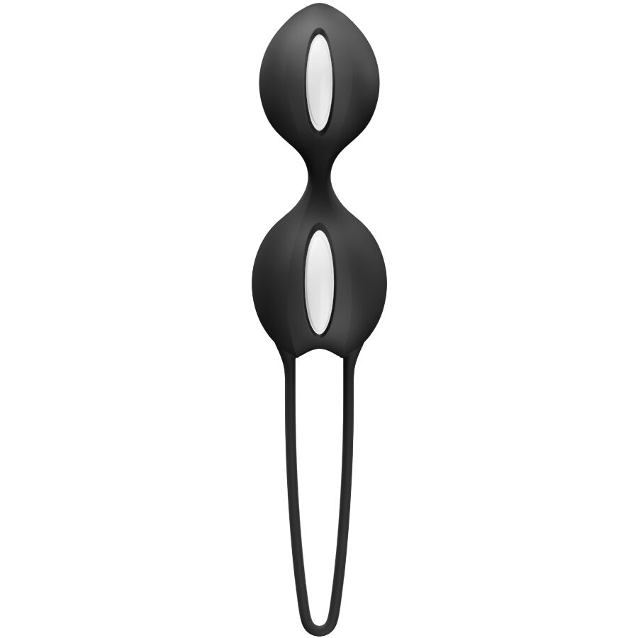 Boules de Kegel SmartBalls Duo Noires - Fun Factory