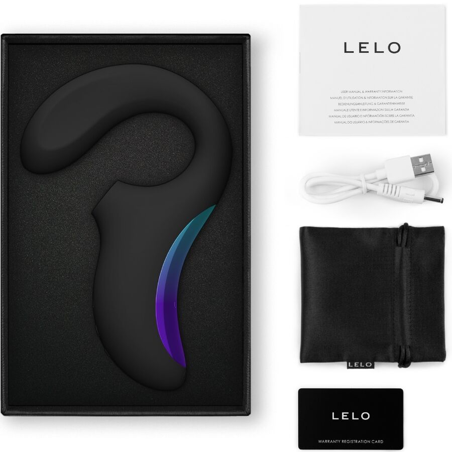 Vibromasseur Triple Stimulation ENIGMA Wave Noir - LELO