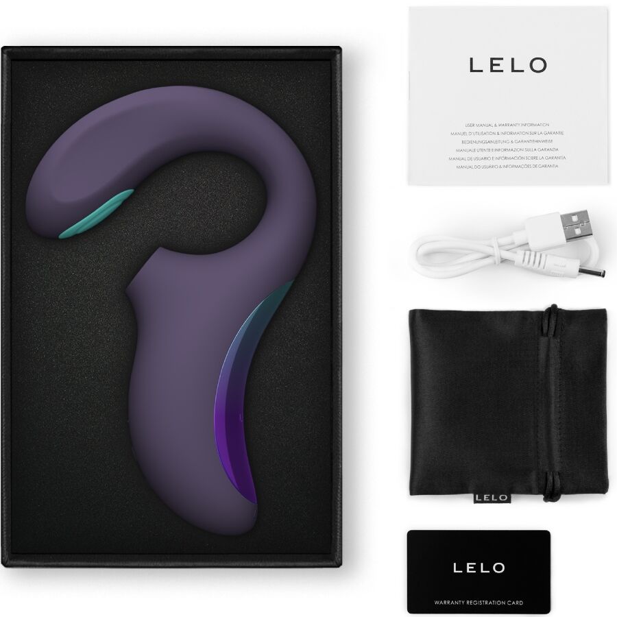 Vibromasseur Sonique Enigma Double Point G Cyber Violet - Lelo