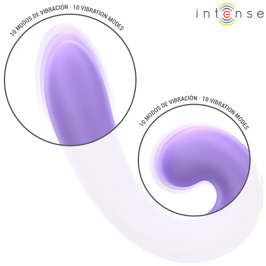 Stimulateur Clitoridien Meryl Double Vibration - Intense