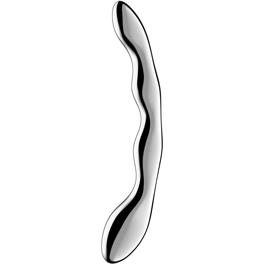 Godemichet Double Cosmic Crest 2 Acier Inoxydable - Satisfyer