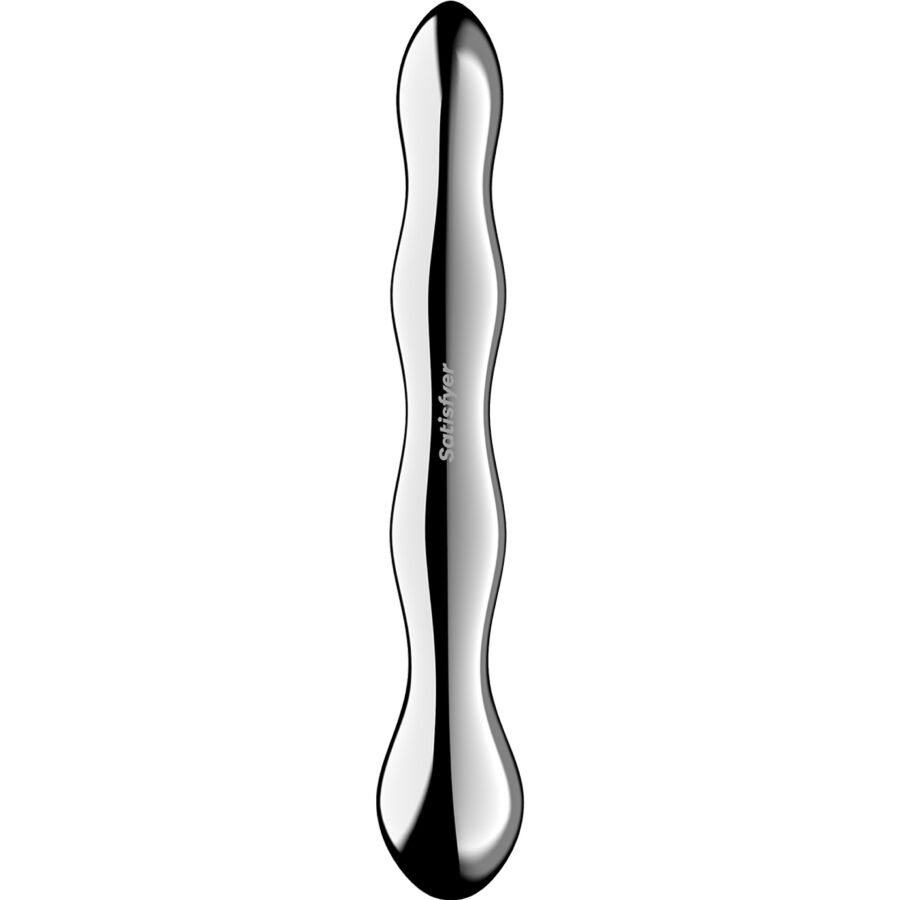 Godemichet Double Cosmic Crest 2 Acier Inoxydable - Satisfyer
