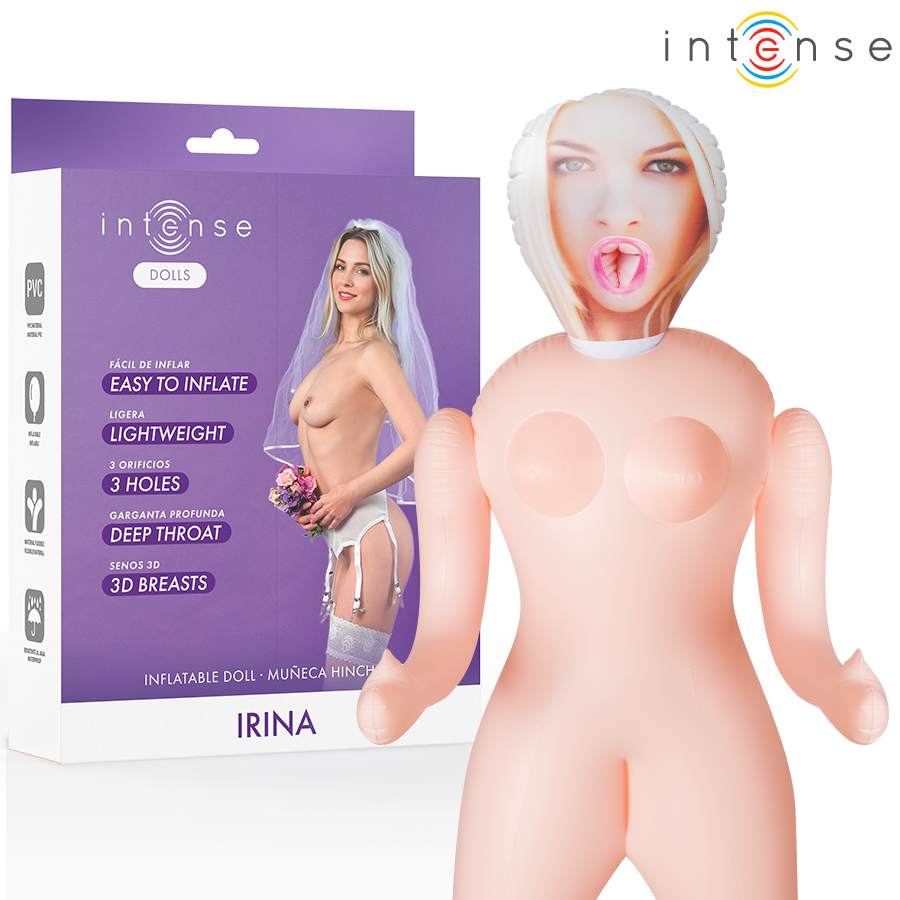 Poupée Gonflable Réaliste Femme avec Seins 3D Irina - Intense
