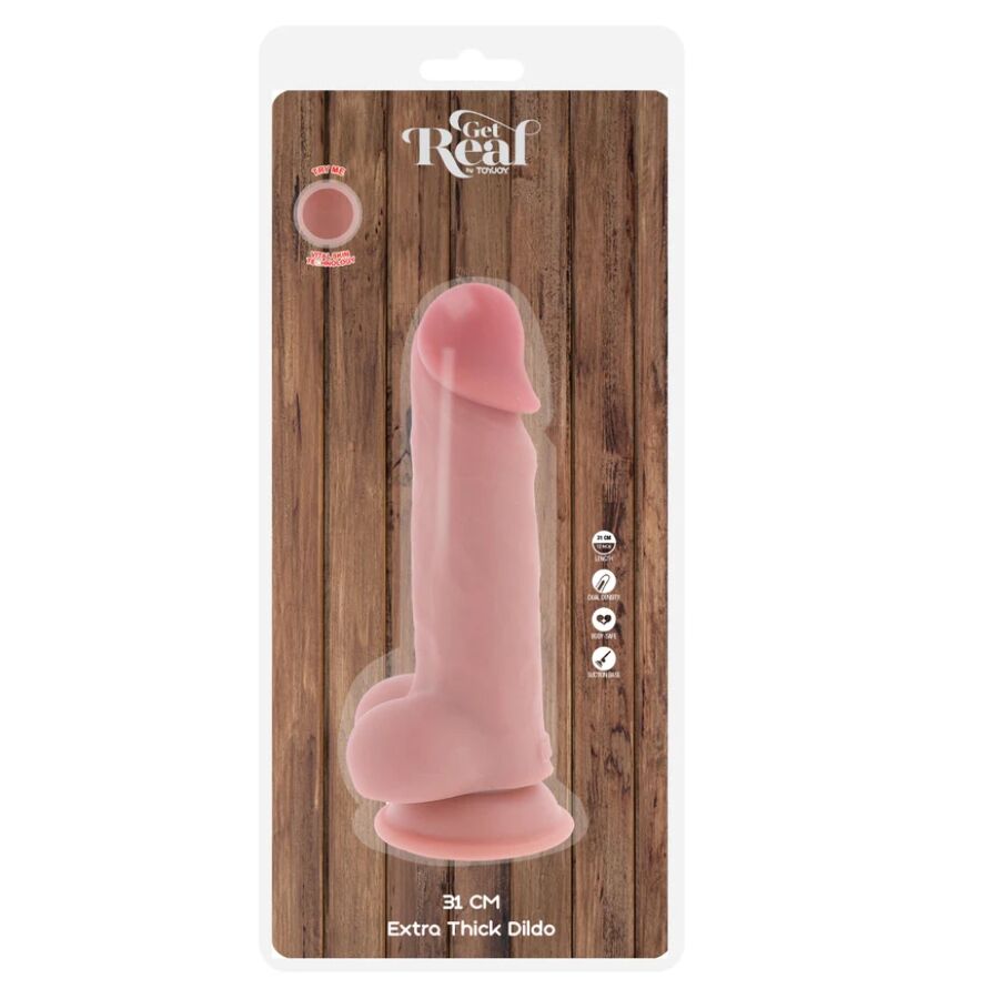 Gode Réaliste Get Real Deluxe Extra Épais 31cm - ToyJoy