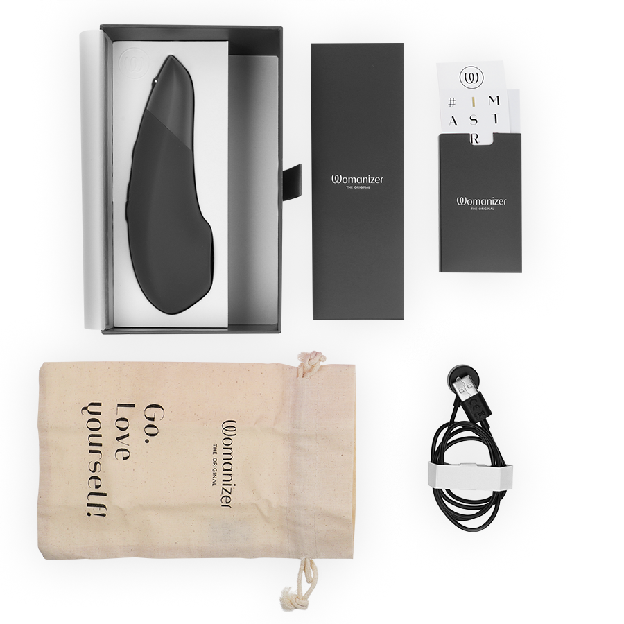 Stimulateur Clitoridien Womanizer Noir 2en1 - Womanizer
