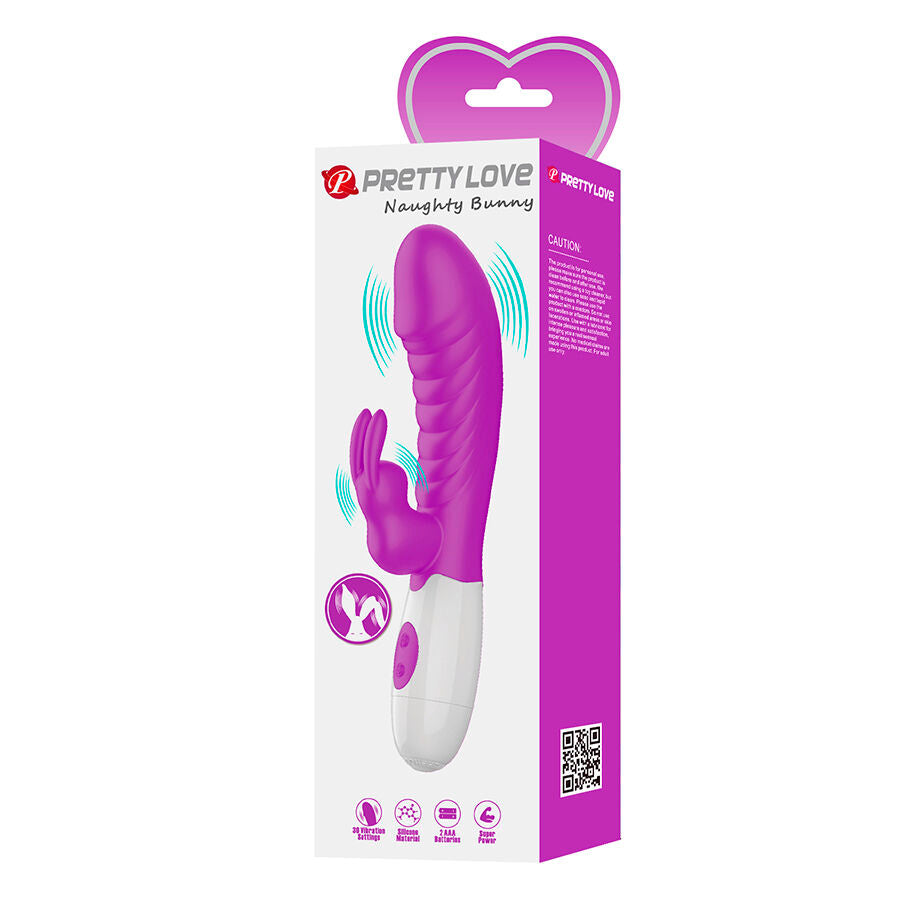 Vibromasseur Rabbit Naughty Violette - Pretty Love