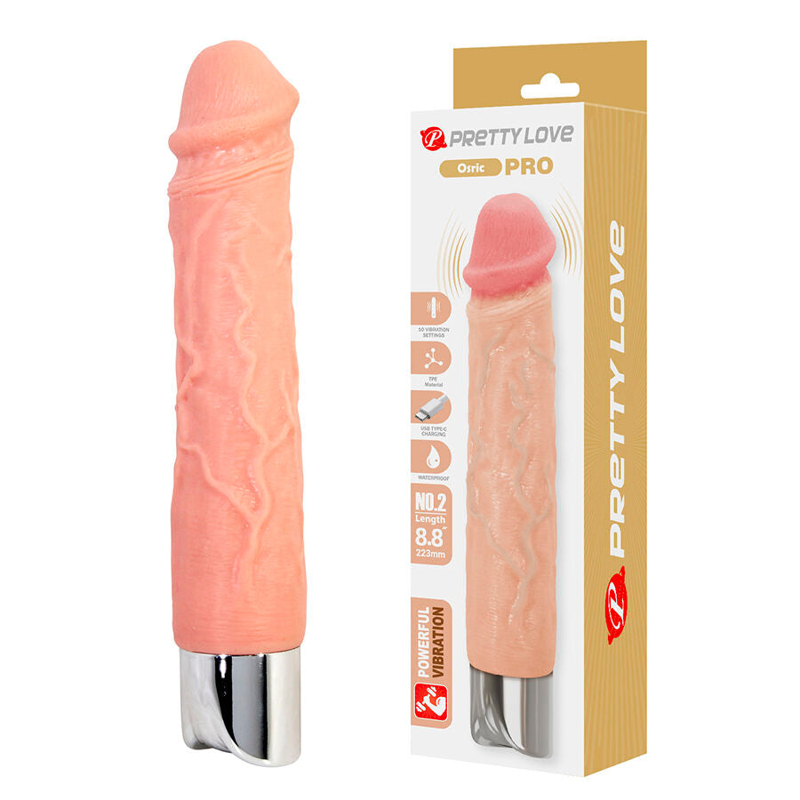 Vibrateur Réaliste Pretty Love Osric Pro Flexible - Pretty Love