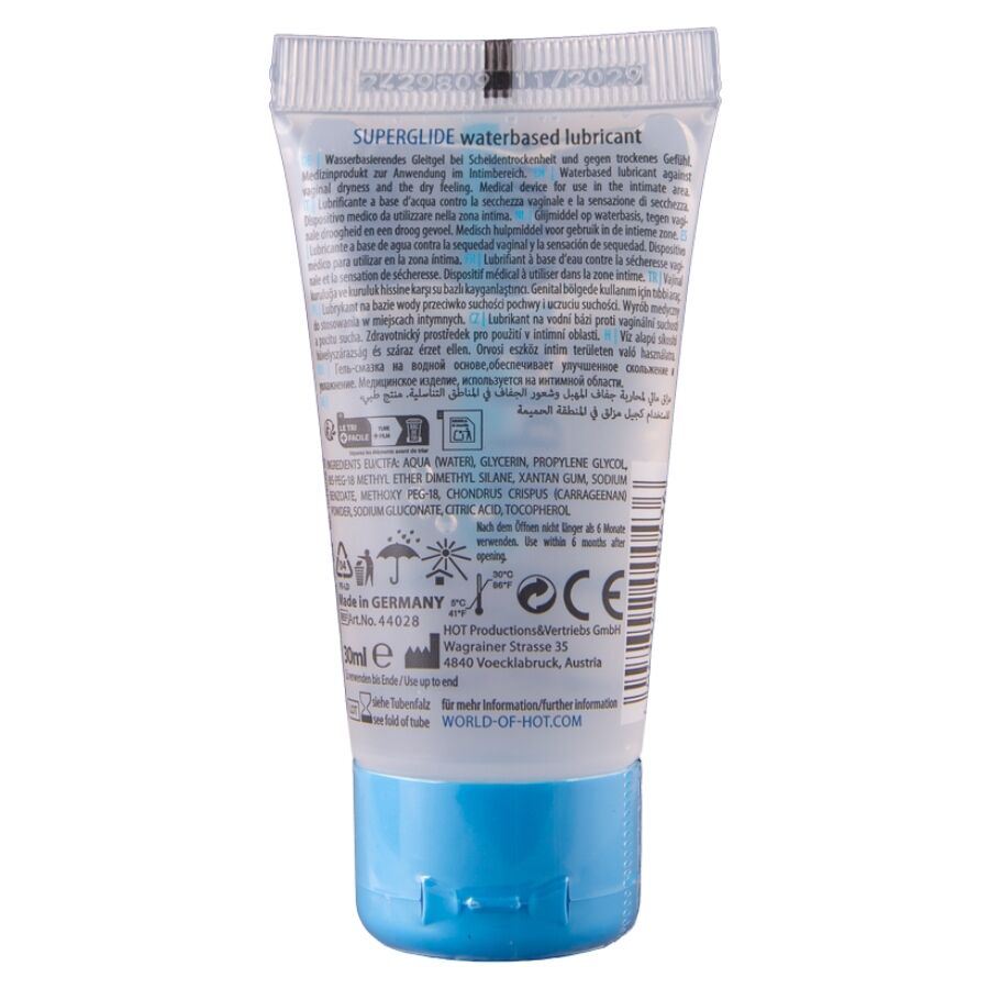 Lubrifiant SuperGlide Liquid Pleasure 30ml - Chaud
