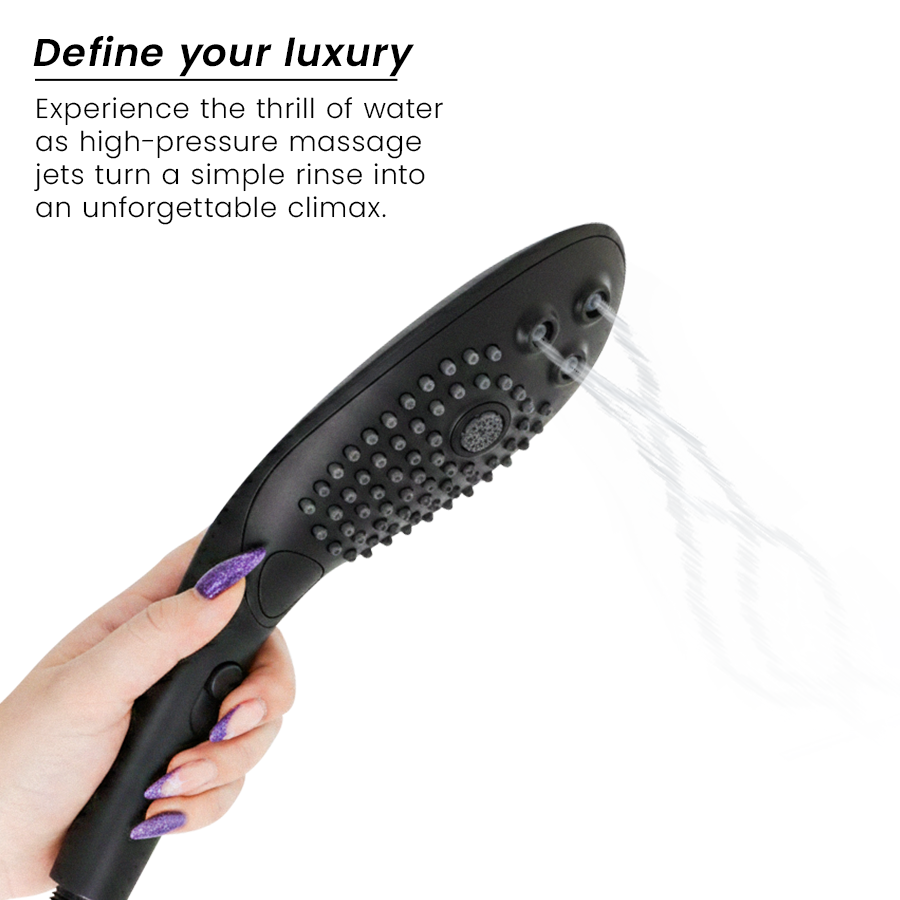 Pommeau de Douche Stimulant Wave Noir - Womanizer