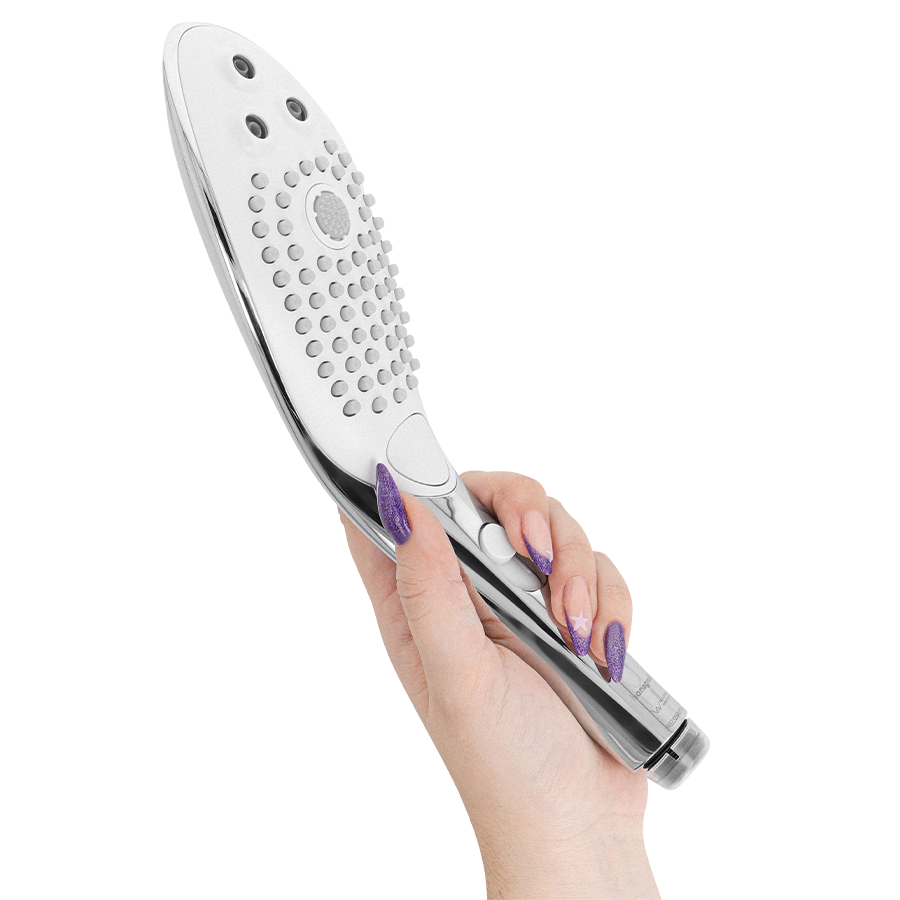 Pommeau Douche Stimulant Clitoridien Wave Chrome - Womanizer