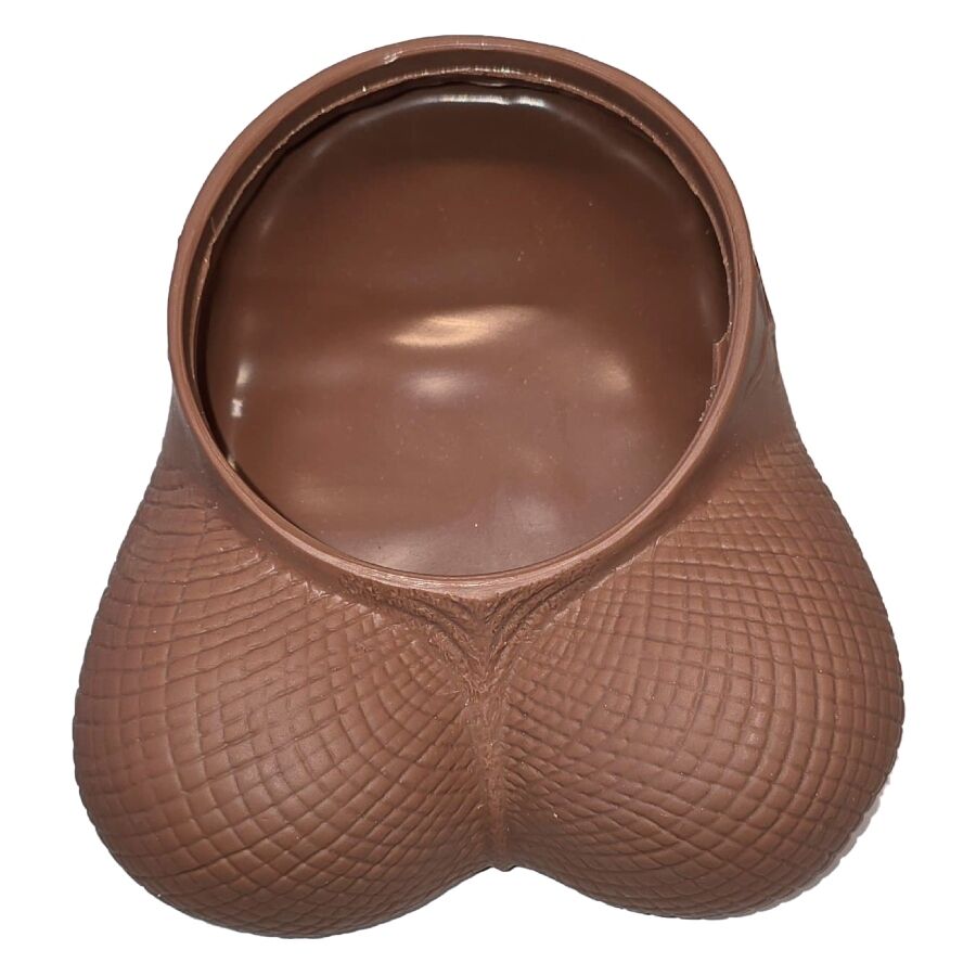 Vide-Poche Humoristique Dark Tone Balls Marron - Diablo Picante