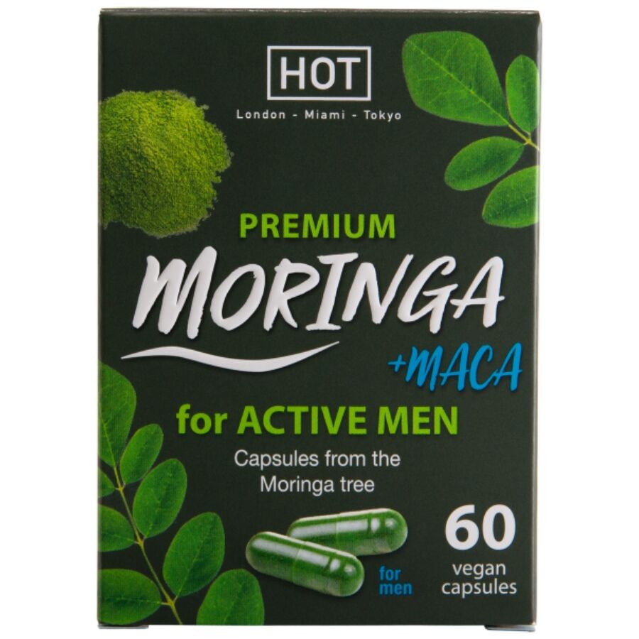 Complément Alimentaire Hot Moringa Masculin 60 Capsules - Hot