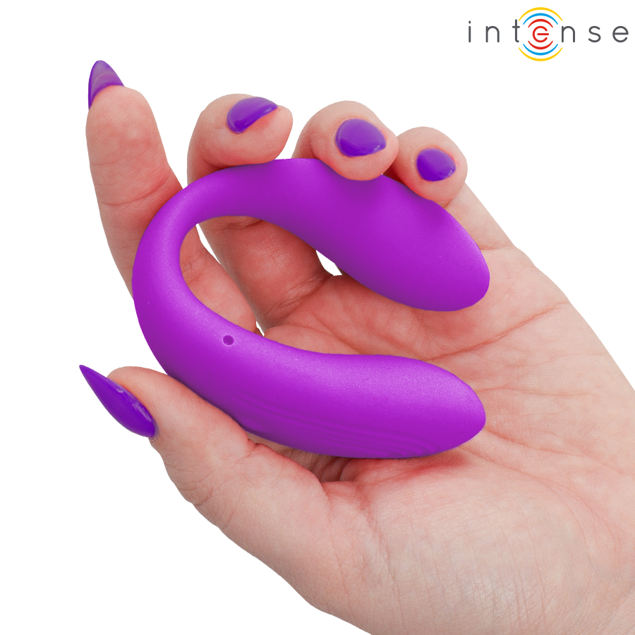 Stimulateur Pince Vibrante Nora Violet - Intense Remote Control