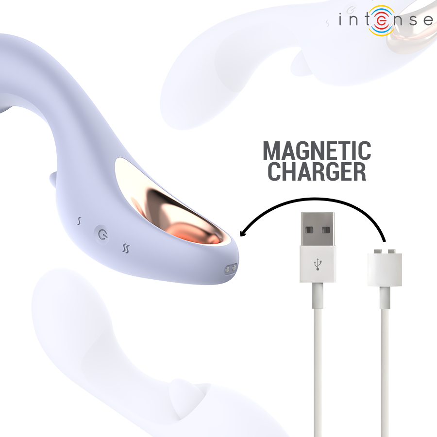 Stimulateur Vibrant & Rotatif Anya Lavande - Intense High Tech