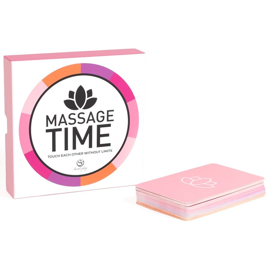 Jeu de Couple Massage Time 50 Cartes & Dé - SecretPlay