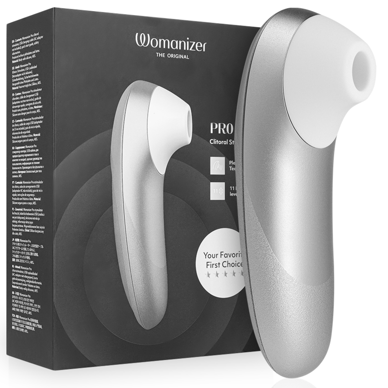 Stimulateur Clitoridien Pro Gris Argenté - Womanizer