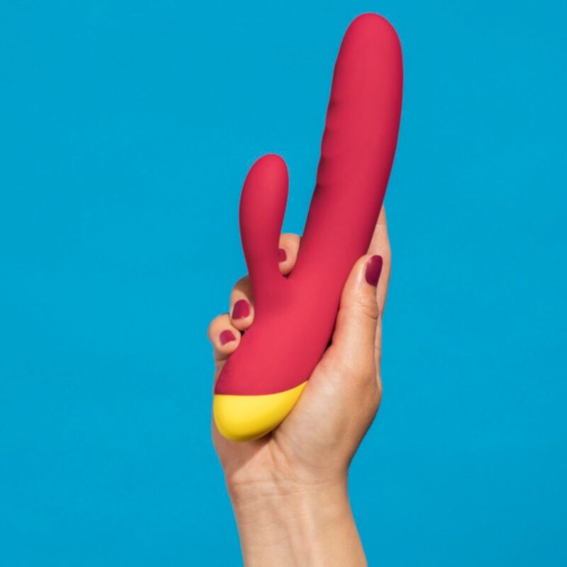 Vibromasseur Lapin Jazz Rouge Rechargeable USB - ROMP