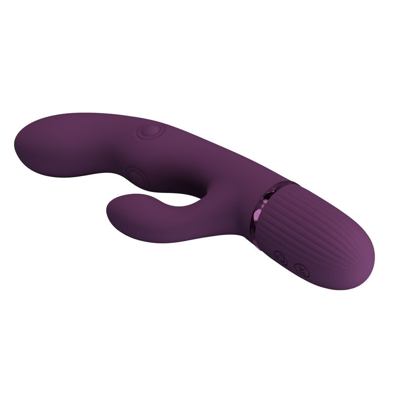 Vibromasseur Lapin Zach Rechargeable 5+5 Fonctions - Pretty Love