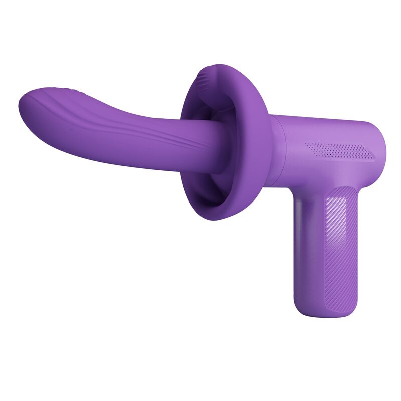 Pistolet de Massage Vito à Poussée 5 Modes Violet - Pretty Love