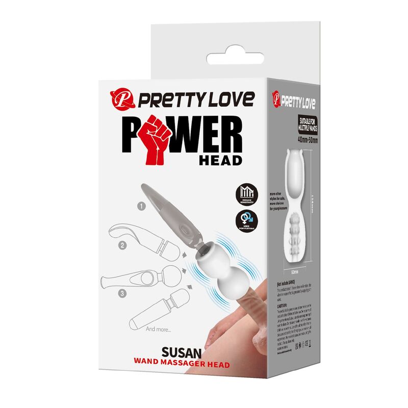 Embout Wand Susan Power Head Ø 6,5 cm - Pretty Love