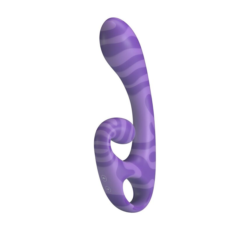 Vibromasseur Double Embout Summer avec Poignée Violet - Pretty Love