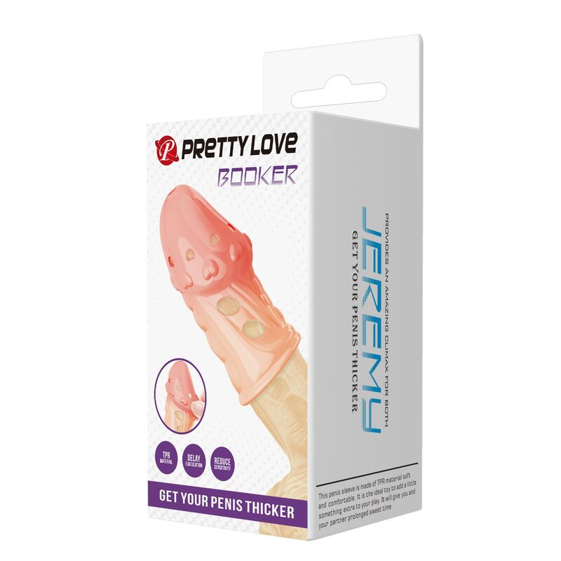 Manchon Pénis Texturé Socker Naturel - Pretty Love