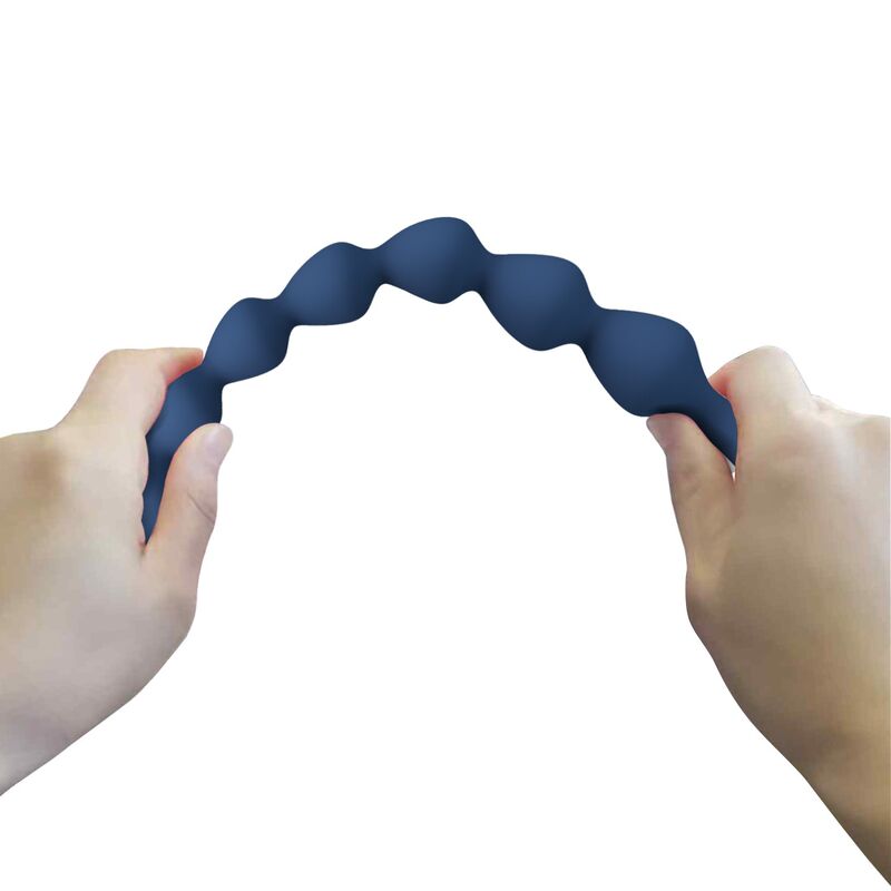 Perles Anales Silicone avec Plug Anal 26,7 cm - MR PLAY