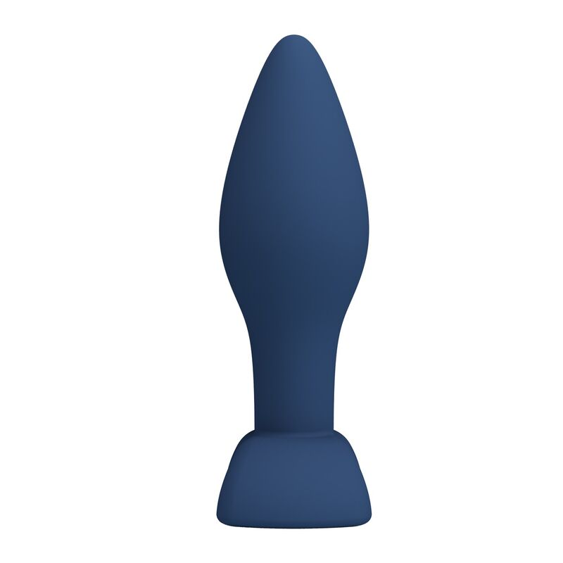 Plug Anal Conique Silicone Bleu Taille L - MR PLAY