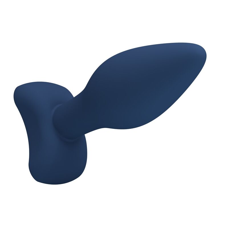Plug Anal Conique Silicone Bleu Taille M - MR PLAY