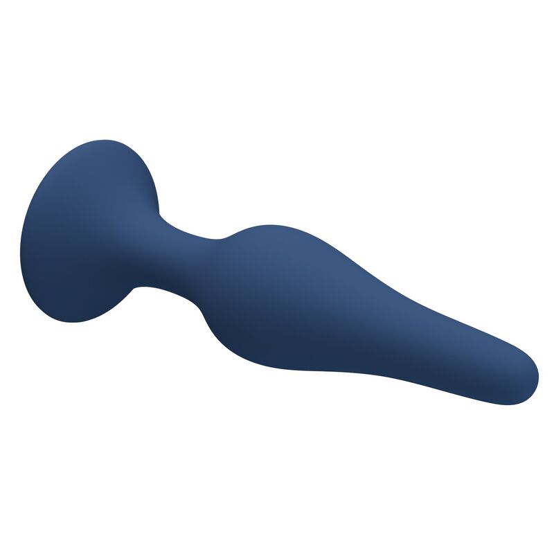 Plug Anal Conique Silicone Bleu XL - MR PLAY